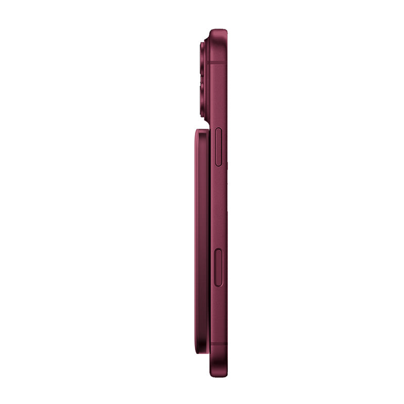 SolidSafe™ Air Titanium 5000mAh Qi2 Wireless Magnetic Power Bank Burgundy