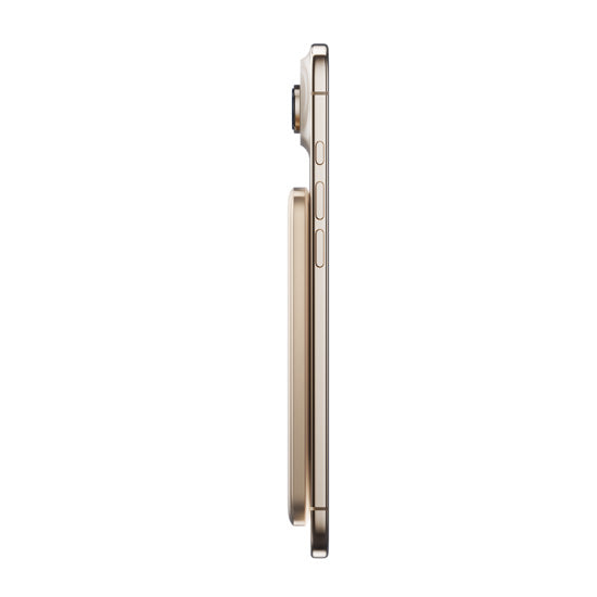 SolidSafe™ Air Titanium 5000mAh Qi2 Wireless Magnetic Power Bank Gold