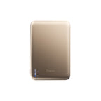 SolidSafe™ Air Titanium 5000mAh Qi2 Wireless Magnetic Power Bank Gold
