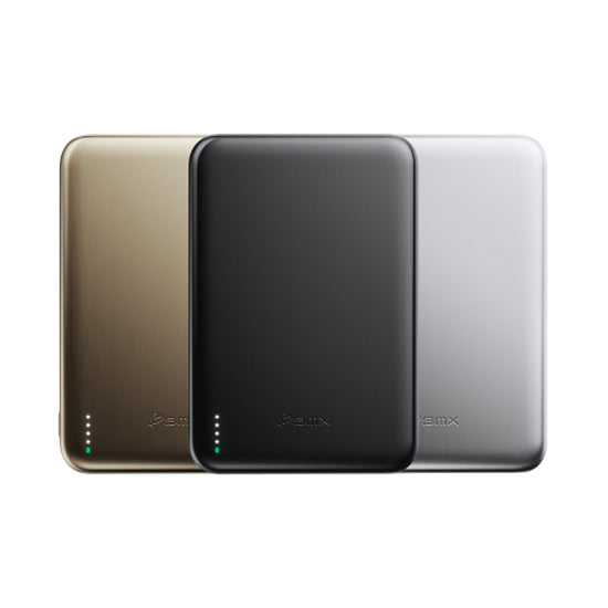 SolidSafe™ Air Titanium 5000mAh Qi2 Wireless Magnetic Power Bank Silver
