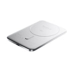 SolidSafe™ Air Titanium 5000mAh Qi2 Wireless Magnetic Power Bank Silver