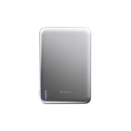 SolidSafe™ Air Titanium 5000mAh Qi2 Wireless Magnetic Power Bank Silver