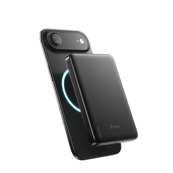 Magnetic Battery SolidSafe™ Air Titanium 10,000mAh Qi2.2 Black