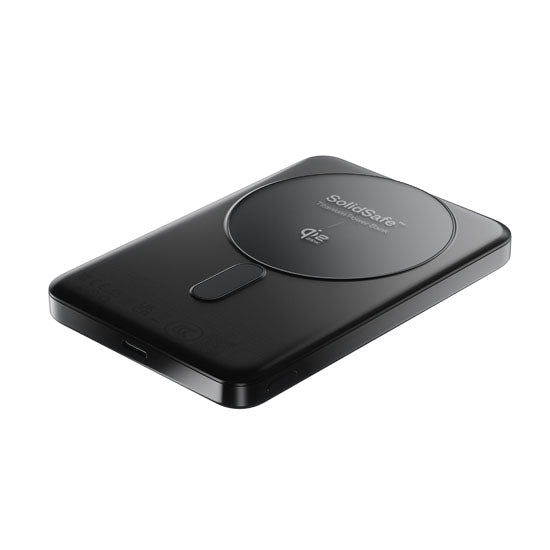 Magnetic Battery SolidSafe™ Air Titanium 10,000mAh Qi2.2 Black