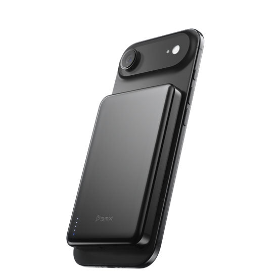 Magnetic Battery SolidSafe™ Air Titanium 10,000mAh Qi2.2 Black
