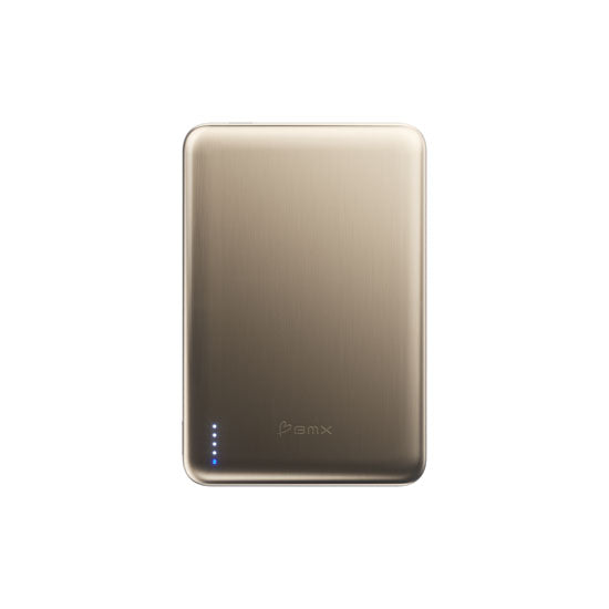 Magnetic Battery SolidSafe™ Air Titanium 10,000mAh Qi2.2 Gold