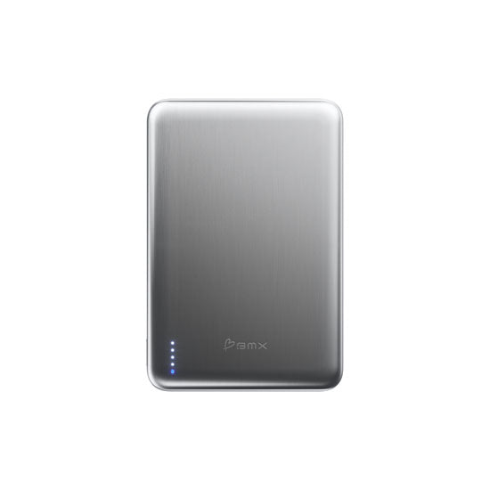 Magnetic Battery SolidSafe™ Air Titanium 10,000mAh Qi2.2 Silver
