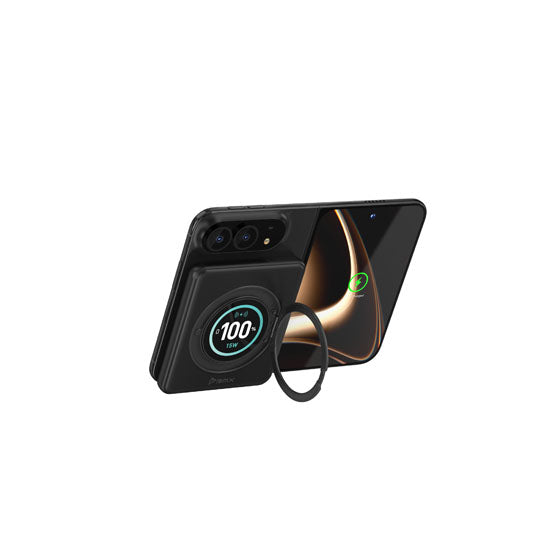 Magnetic Battery SolidSafe™ Duo CNC Aluminum 5,000mAh 15W Black