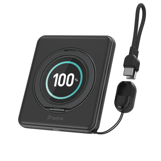 Magnetic Battery SolidSafe™ Duo CNC Aluminum 5,000mAh 15W Black