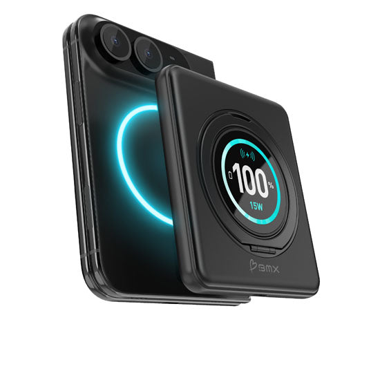Magnetic Battery SolidSafe™ Duo CNC Aluminum 5,000mAh 15W Black