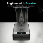SolidSafe™ 5000mAh Solid-State Magnetic Power Bank Black