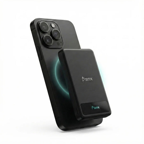 SolidSafe™ 5000mAh Solid-State Magnetic Power Bank Black