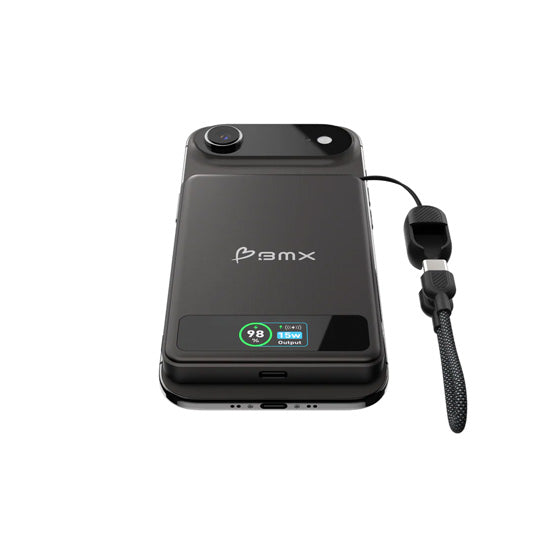 SolidSafe™ 5000mAh Solid-State Magnetic Power Bank Black