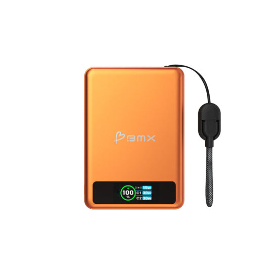 SolidSafe™ 5000mAh Solid-State Magnetic Power Bank Orange