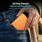 SolidSafe™ 5000mAh Solid-State Magnetic Power Bank Orange