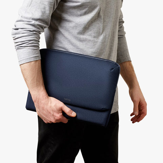14" Laptop Caddy Navy Computer Sleeve
