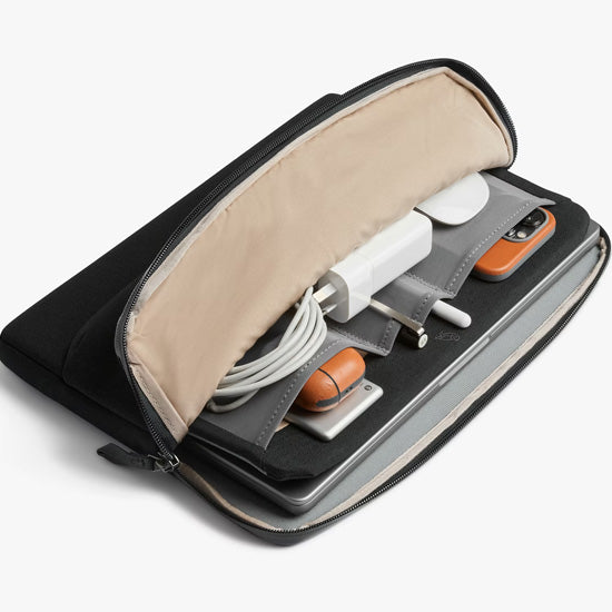 16" Laptop Caddy Black Computer Sleeve