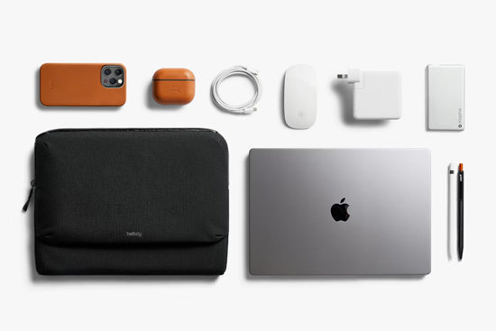 16" Laptop Caddy Black Computer Sleeve