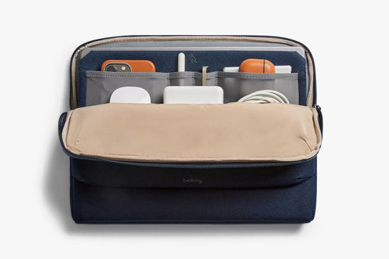 16" Laptop Caddy Navy Computer Sleeve