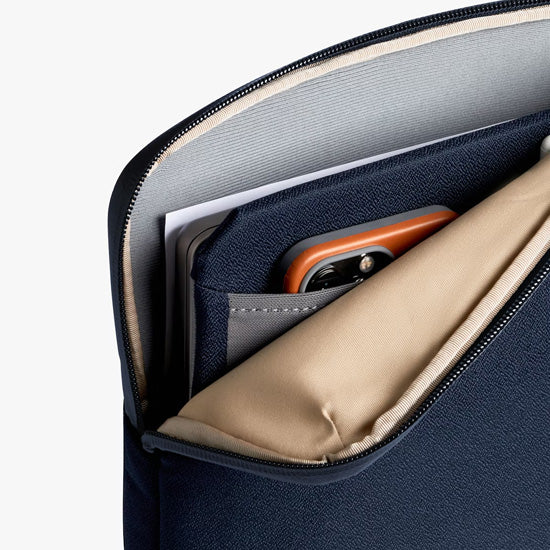 16" Laptop Caddy Navy Computer Sleeve