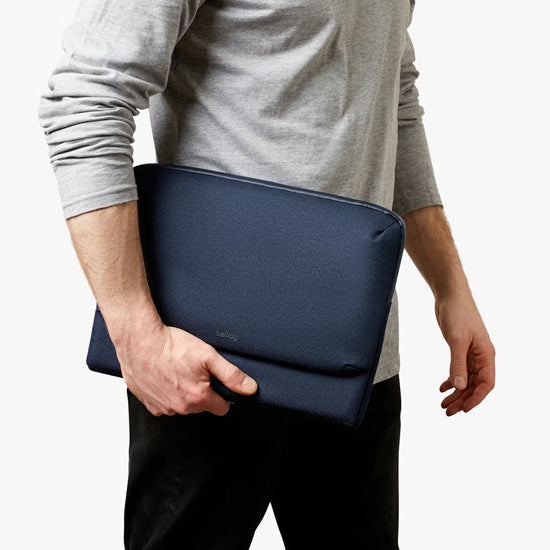 16" Laptop Caddy Navy Computer Sleeve