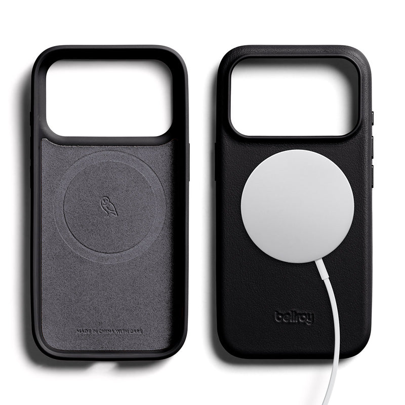 Leather Case iPhone 18 Pro Black