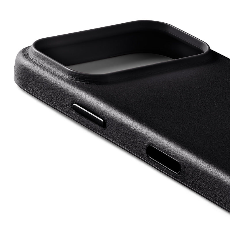 Leather Case iPhone 18 Pro Black