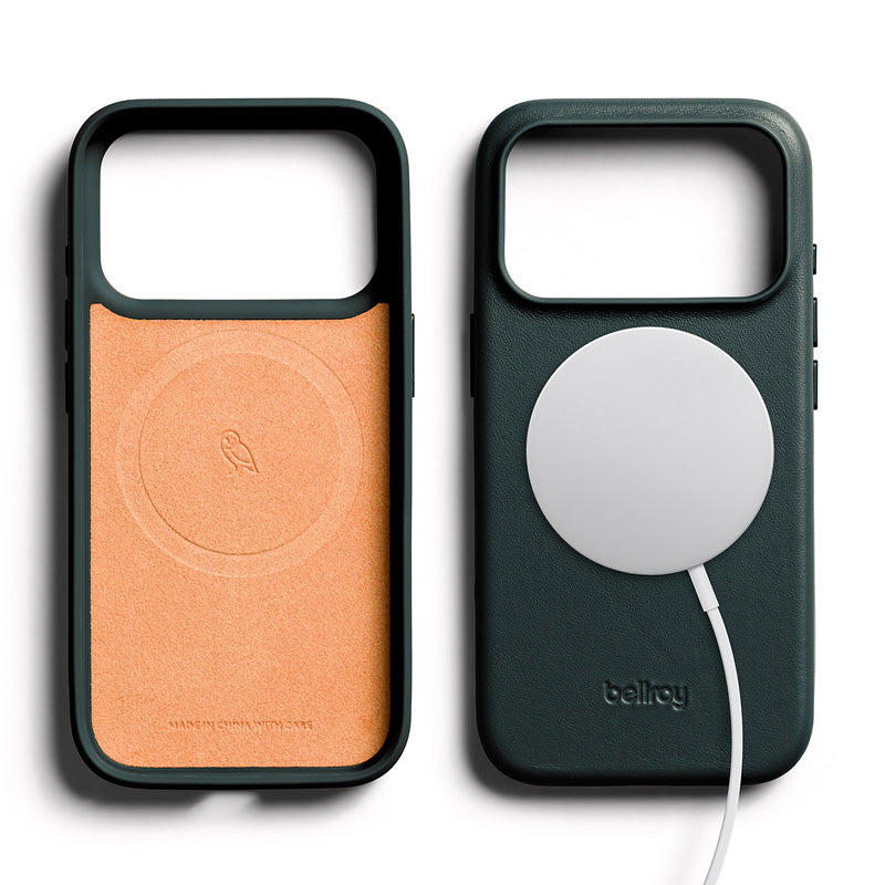 Leather Case iPhone 18 Pro Deep Ocean