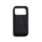 Premium 3 Card Leather Phone Case iPhone 18 Pro / 17 Pro Black