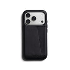 Premium 3 Card Leather Phone Case iPhone 18 Pro / 17 Pro Black