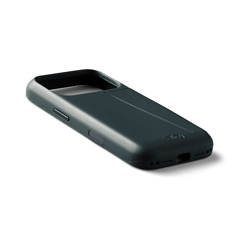 Premium 3 Card Leather Phone Case iPhone 18 Pro Deep Ocean