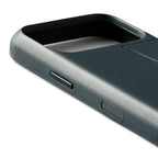 Premium 3 Card Leather Phone Case iPhone 18 Pro Deep Ocean