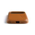 Premium 3 Card Leather Phone Case iPhone 18 Pro Tan