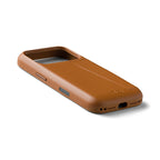 Premium 3 Card Leather Phone Case iPhone 18 Pro Tan