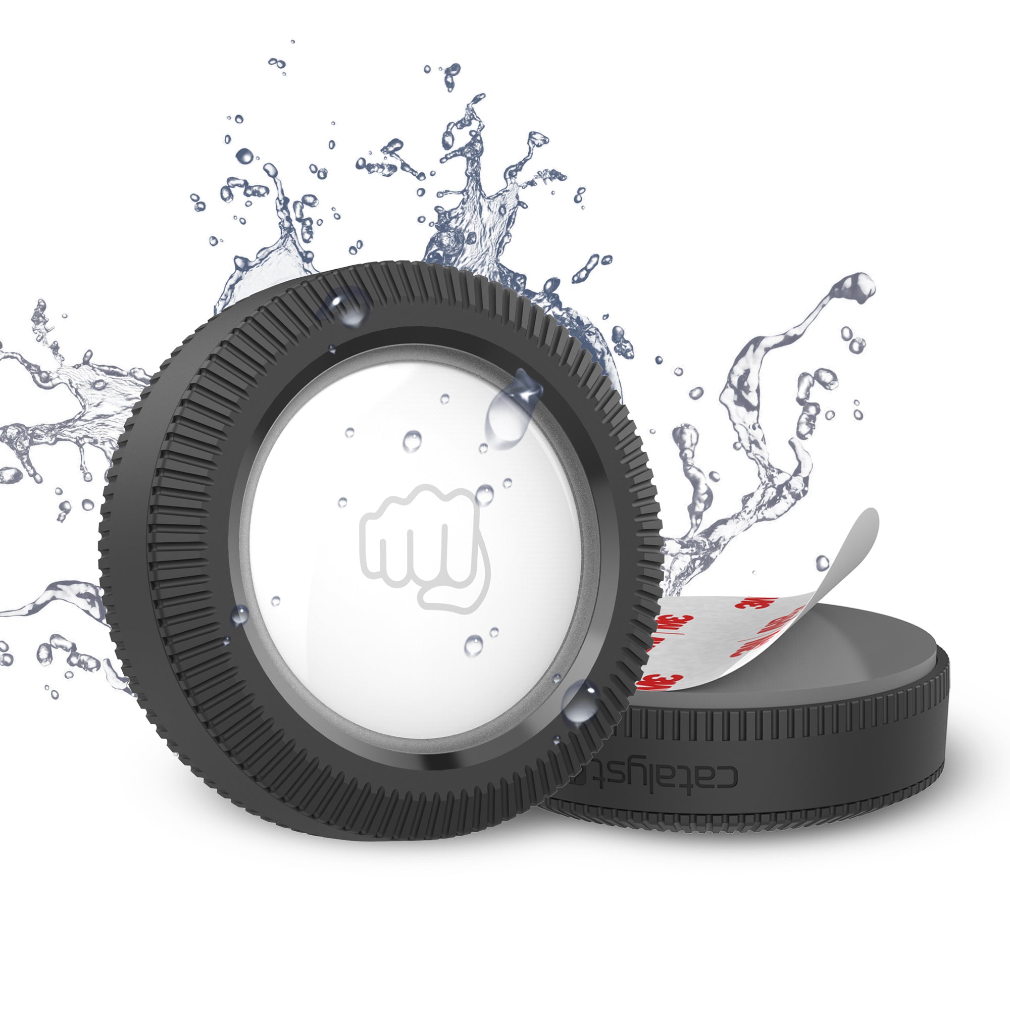 Total Protection Stick-It AirTag Black