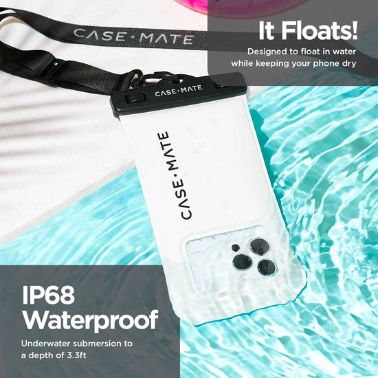 Waterproof floating case White/Black