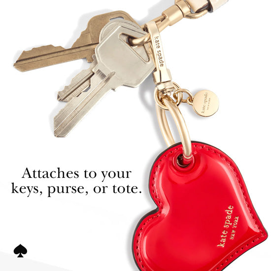 kate spade new york Heart Charm AirTag Keychain