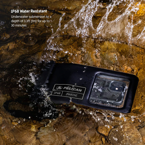 Pelican Marine Waterproof Floating Pouch Black/White