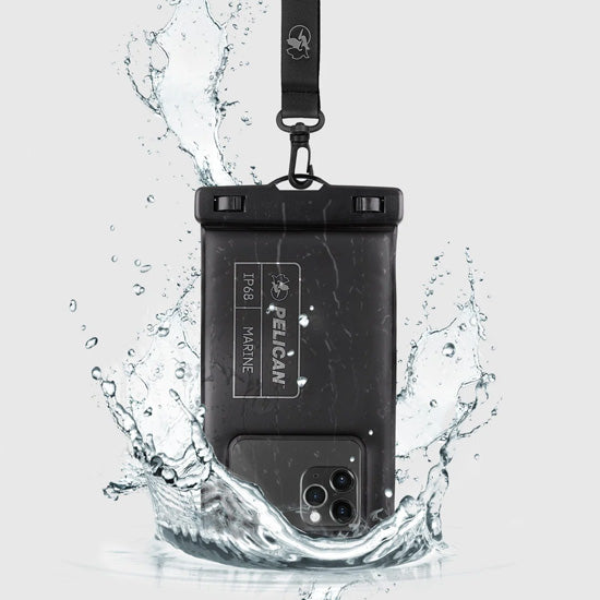 Pelican Marine Waterproof Floating Pouch Black/White