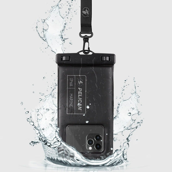 Pelican Marine Waterproof Floating Pouch Black/White