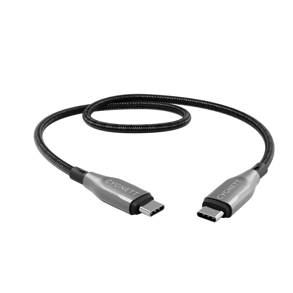 Armoured USB-C to USB-C cable (0,5m) Black