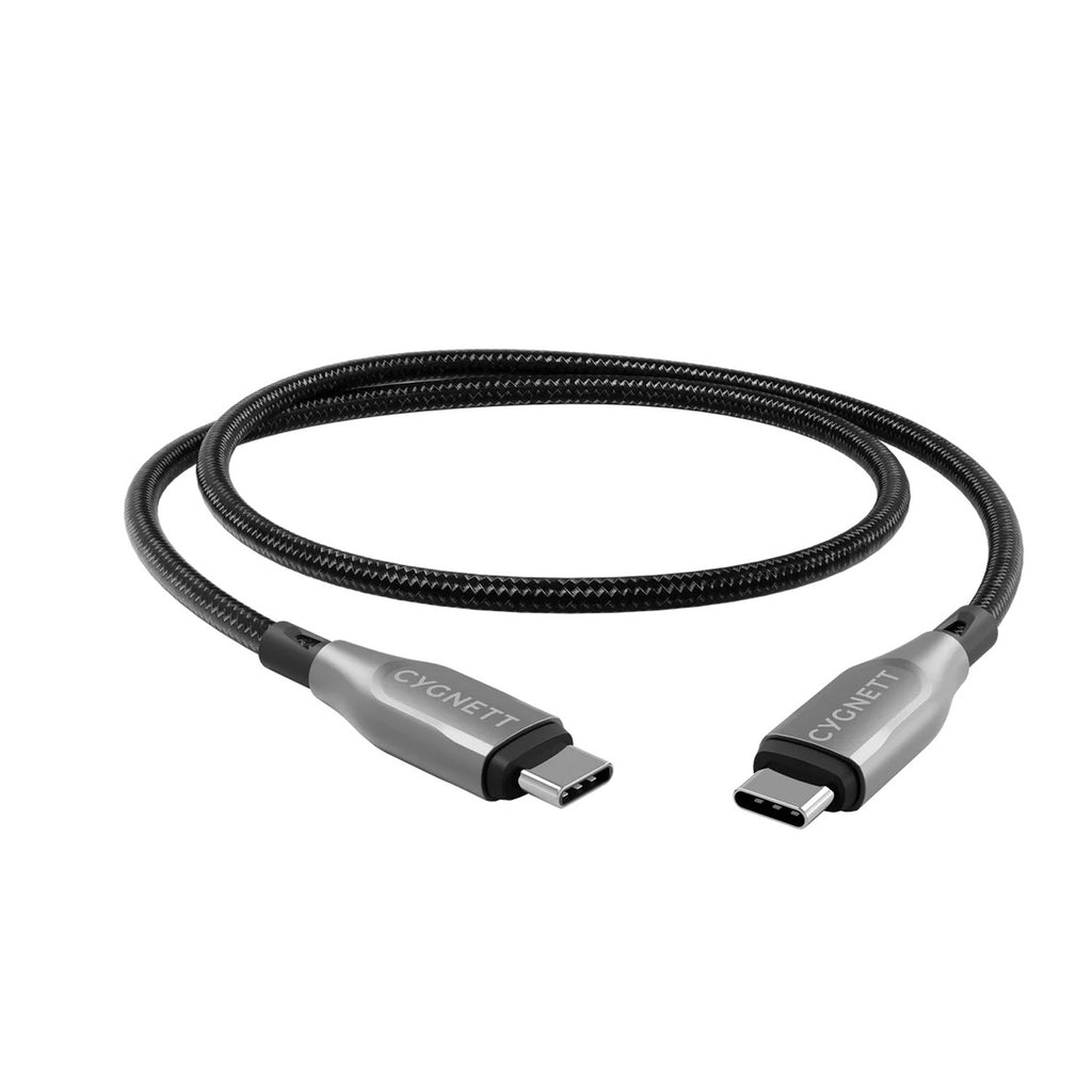 Armoured USB-C to USB-C cable (1m) Black