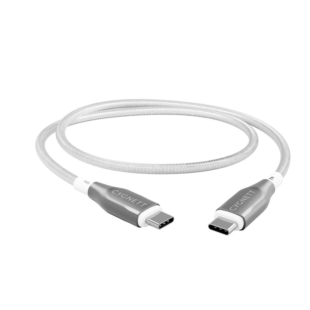 Armoured USB-C to USB-C cable (1m) White