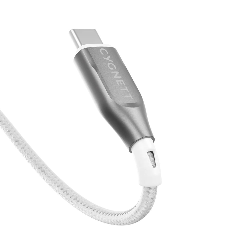 Armoured USB-C to USB-C cable (1m) White