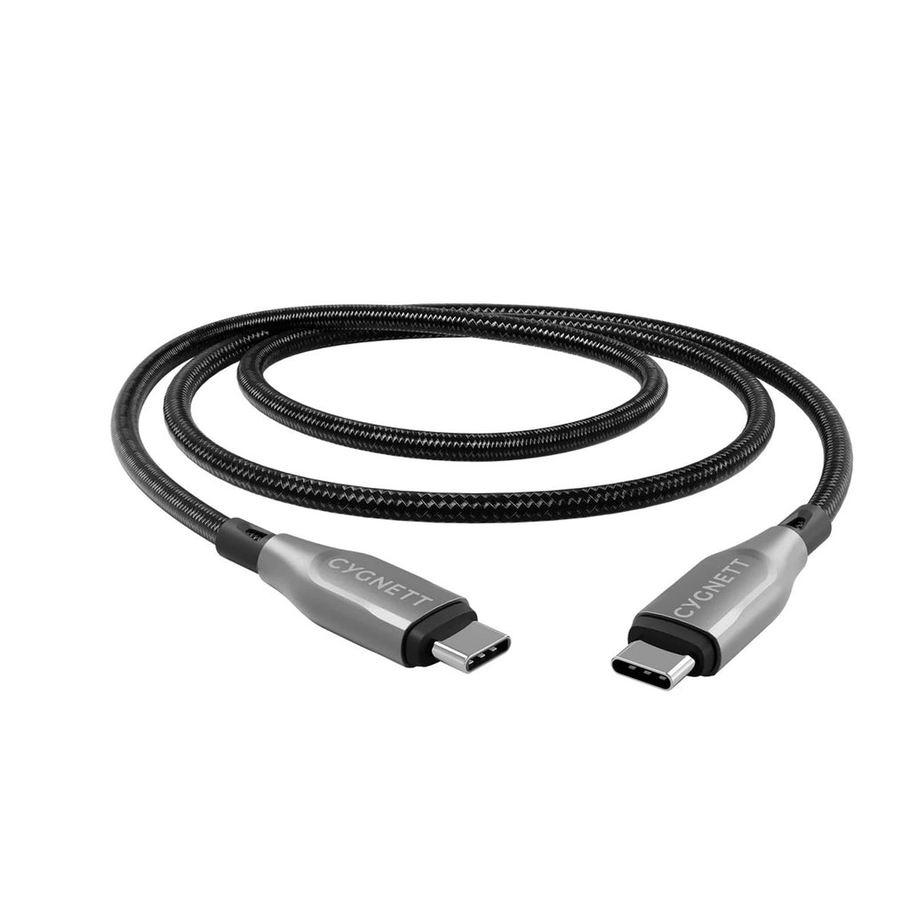 Armoured USB-C to USB-C cable (2m) Black