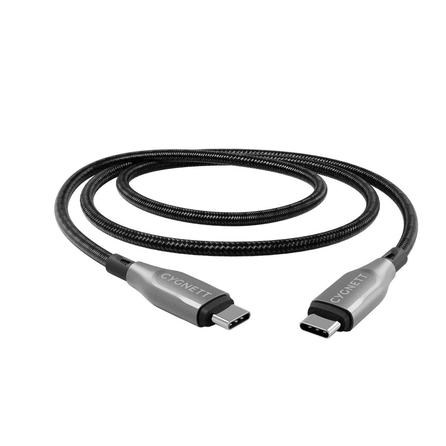 Armoured USB-C to USB-C cable (2m) Black
