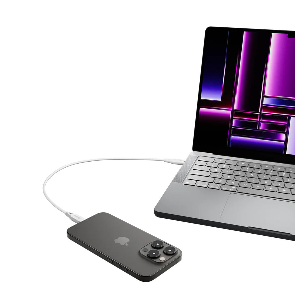 Essential Lightning to USB-C cable (1m) White