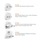 GaN PowerMaxx 67W travel charger White