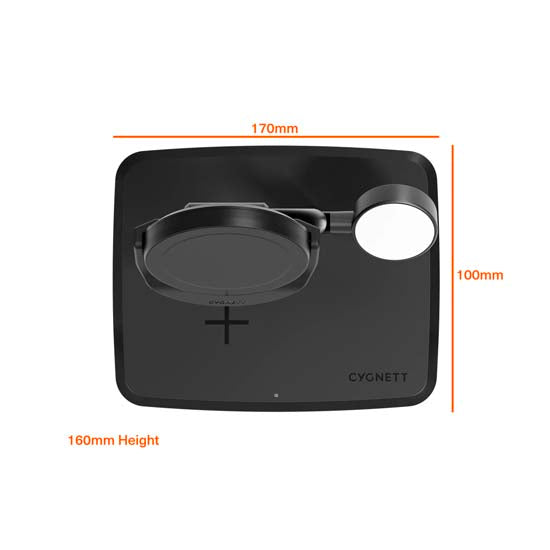 Magnetic Wireless Charger Qi2 3-in-1 Black