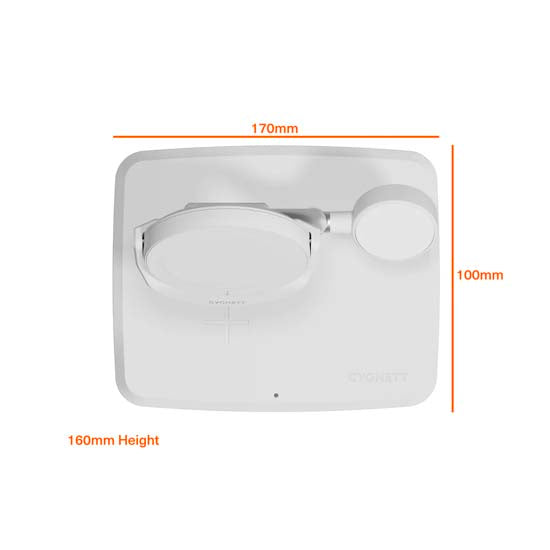 Magnetic Wireless Charger Qi2 3-in-1 White
